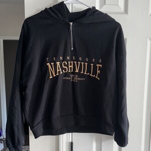 Oversized Black Nashville Hoodie